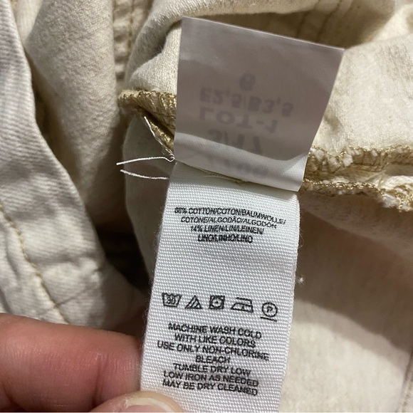 NWT Free People Splendor In The Grass Oatmeal Zip Pockets With Belt Skirt - Picture 5 of 6